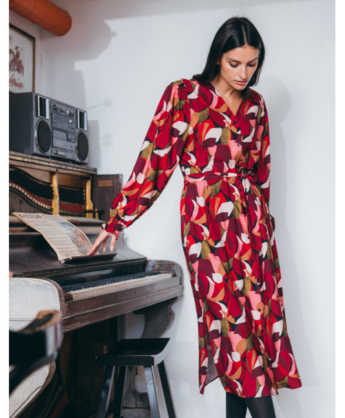 Robe FLORA - Bois de rose  | Julie Guerlande | Vêtements pour femme