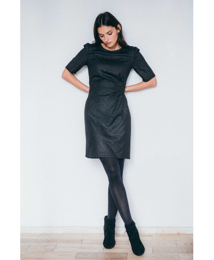 Robe PIPA - Noir  | Julie Guerlande | Vêtements pour femme