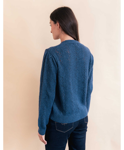 Gilet MARTIN - Marine  | Julie Guerlande | Vêtements pour femme