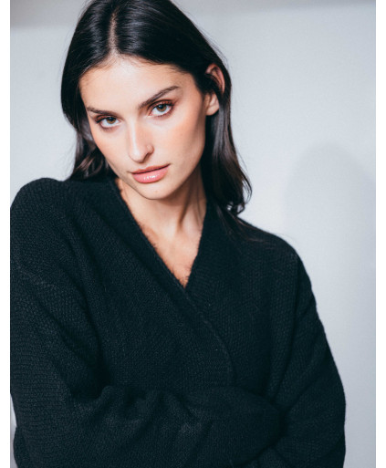 Gilet BAMBI - Noir  | Julie Guerlande | Vêtements pour femme