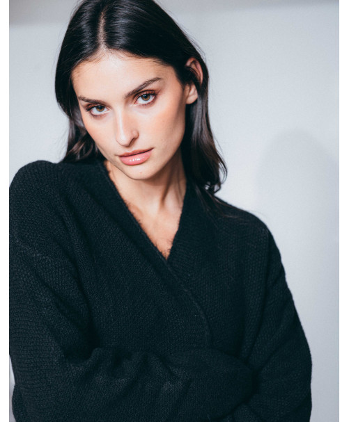 Gilet BAMBI - Noir  | Julie Guerlande | Vêtements pour femme