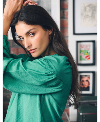 Blouse BELINDA - Gazon  | Julie Guerlande | Vêtements pour femme