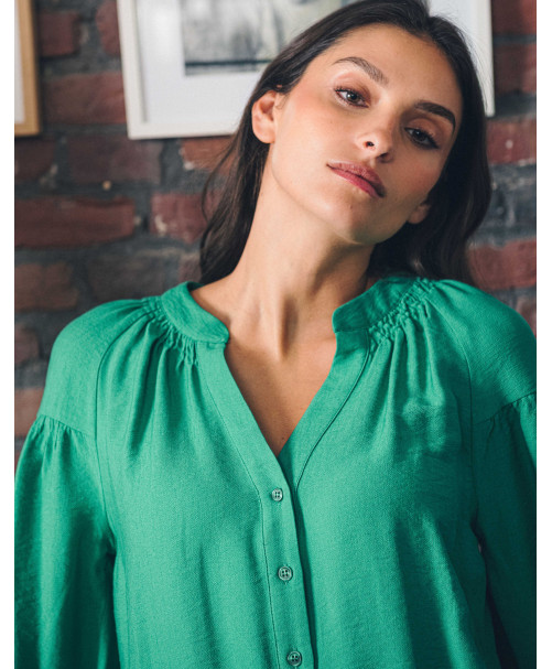 Blouse BELINDA - Gazon  | Julie Guerlande | Vêtements pour femme