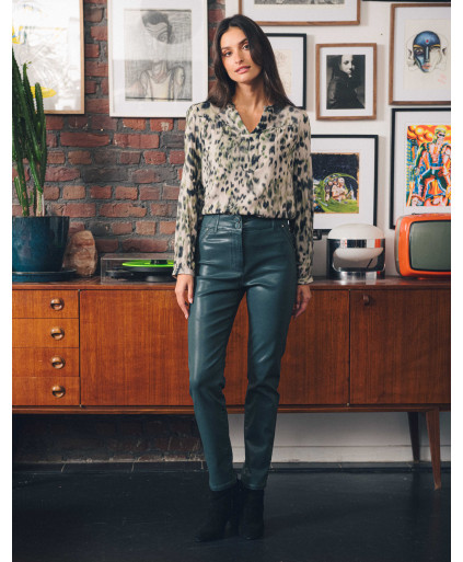 Blouse BULIANA - Kaki  | Julie Guerlande | Vêtements pour femme