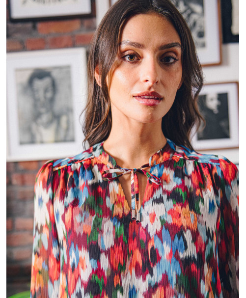 Blouse NINA - Rouge  | Julie Guerlande | Vêtements pour femme