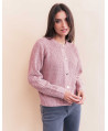 Cardigan FLORIE - Bois de rose
