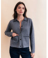 Cardigan TINA - Gris chiné