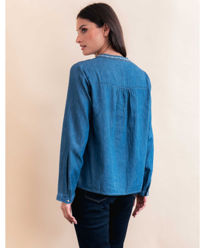 Chemise NELWIN - Stone  | Julie Guerlande | Vêtements pour femme