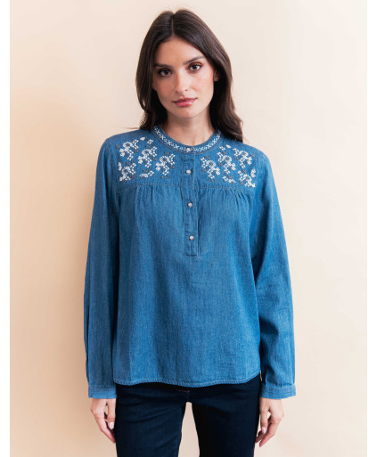 Chemise NELWIN - Stone  | Julie Guerlande | Vêtements pour femme