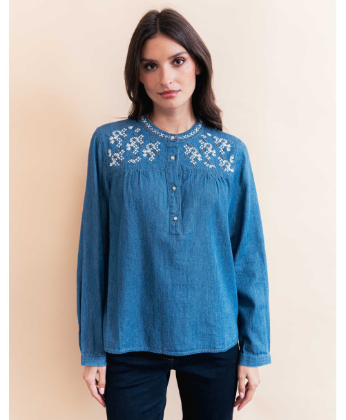 Chemise NELWIN - Stone  | Julie Guerlande | Vêtements pour femme