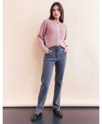 Jean MARGAUX - Gris  | Julie Guerlande | Vêtements pour femme