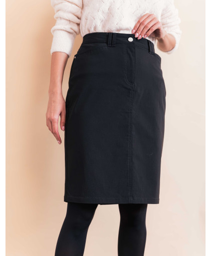 Jupe BARNABE - Noir  | Julie Guerlande | Vêtements pour femme