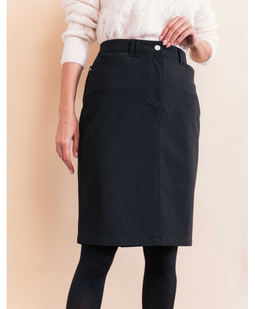 Jupe BARNABE - Noir  | Julie Guerlande | Vêtements pour femme
