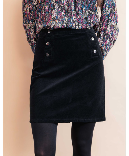 Jupe DASILE - Noir  | Julie Guerlande | Vêtements pour femme