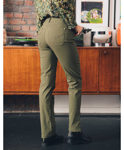 Pantalon BARNABE - Kaki  | Julie Guerlande | Vêtements pour femme