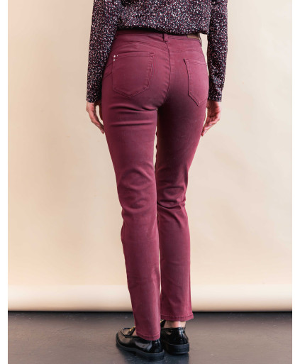 Pantalon ELIOT - Grenat | Julie Guerlande | Vêtements pour femme