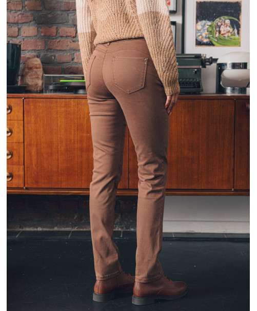 Pantalon ELIOT - Marron  | Julie Guerlande | Vêtements pour femme