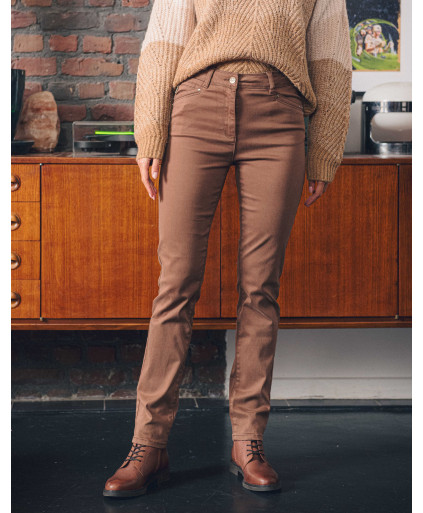 Pantalon ELIOT - Marron  | Julie Guerlande | Vêtements pour femme