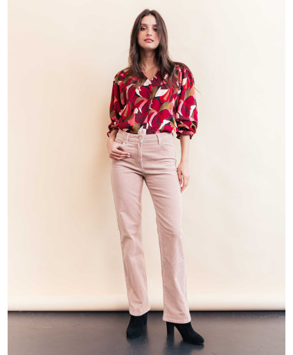 Pantalon FANTINE - Beige  | Julie Guerlande | Vêtements pour femme