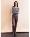 Pantalon MARJOLAINE - Marron