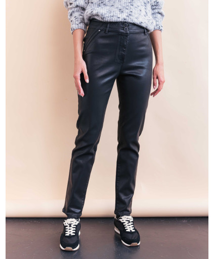 Pantalon MARJORIE - Noir  | Julie Guerlande | Vêtements pour femme