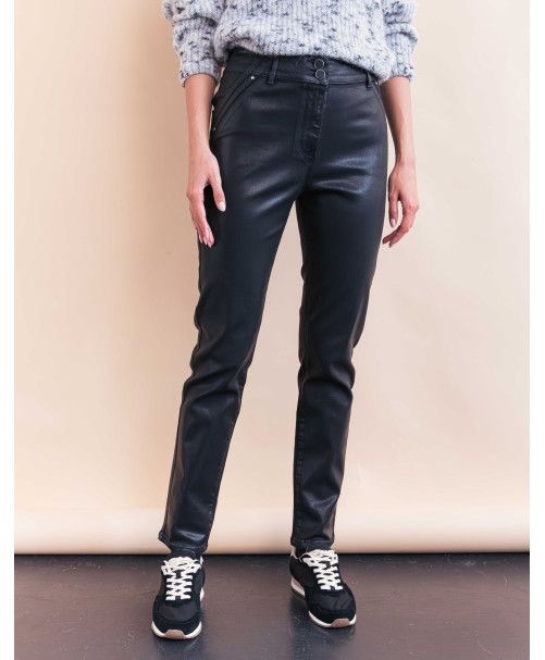 Pantalon MARJORIE - Noir  | Julie Guerlande | Vêtements pour femme
