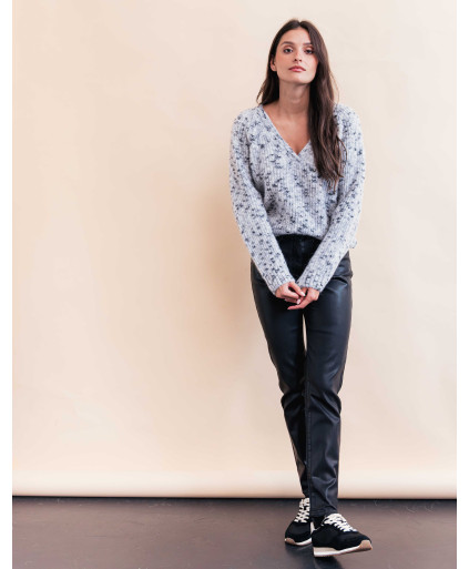 Pantalon MARJORIE - Noir  | Julie Guerlande | Vêtements pour femme