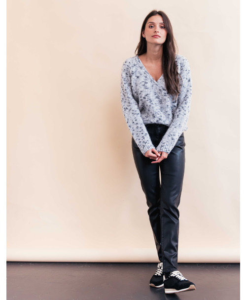 Pantalon MARJORIE - Noir  | Julie Guerlande | Vêtements pour femme