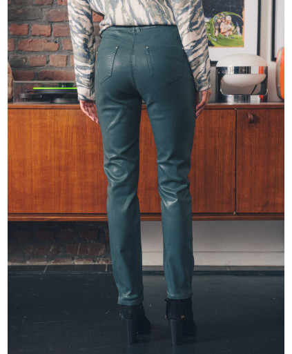 Pantalon MARJORIE - Vert bouteille  | Julie Guerlande | Vêtements pour femme