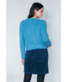Pull DEVANCHY - Bleu canard