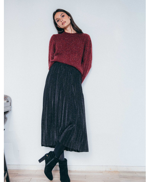Pull FRIDA - Grenat  | Julie Guerlande | Vêtements pour femme