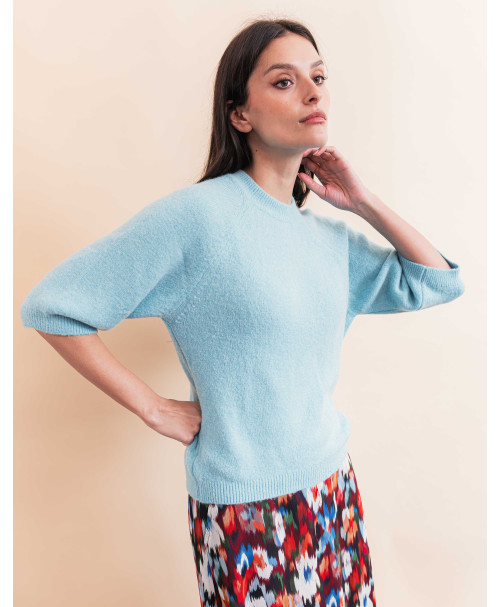 Pull NELSON - Turquoise  | Julie Guerlande | Vêtements pour femme