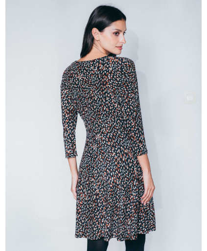 Robe BERANGERE - Noir profond  | Julie Guerlande | Vêtements pour femme