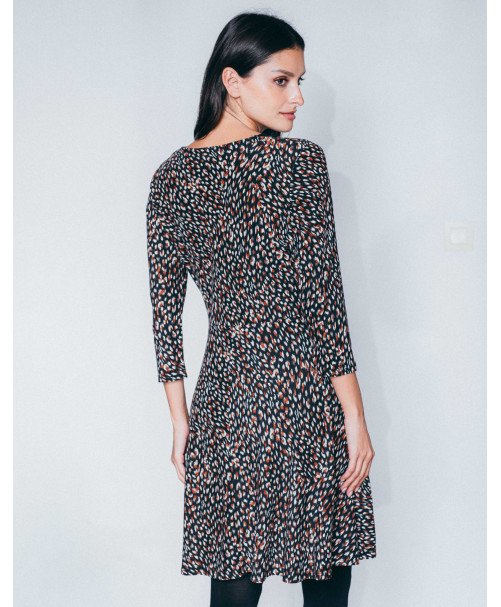 Robe BERANGERE - Noir profond  | Julie Guerlande | Vêtements pour femme