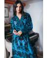 Robe DARIA - Bleu canard