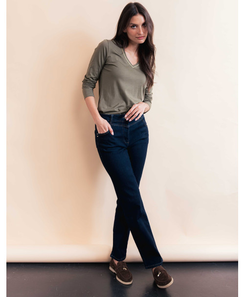 Tee-shirt MELISSANDRE - Kaki  | Julie Guerlande | Vêtements pour femme