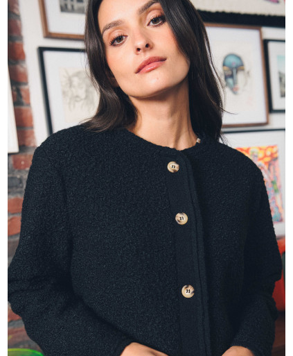 Veste SIDONIE - Noir  | Julie Guerlande | Vêtements pour femme
