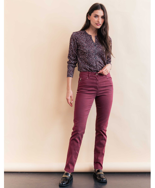 Pantalon ELIOT - Grenat | Julie Guerlande | Vêtements pour femme Pantalon ELIOT - Grenat | Julie Guerlande | Vêtements pour femme