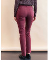 Pantalon ELIOT - Grenat  | Julie Guerlande | Vêtements pour femme