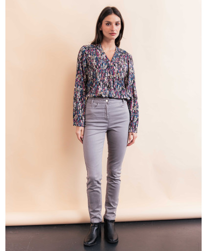 Pantalon MAIA - Gris  | Julie Guerlande | Vêtements pour femme
