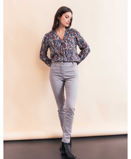 Pantalon MAIA - Gris  | Julie Guerlande | Vêtements pour femme