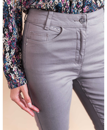 Pantalon MAIA - Gris  | Julie Guerlande | Vêtements pour femme