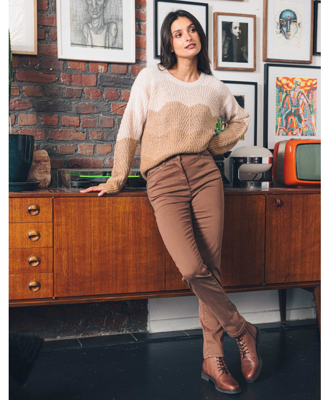 Pantalon ELIOT - Capuccino  | Julie Guerlande | Vêtements pour femme