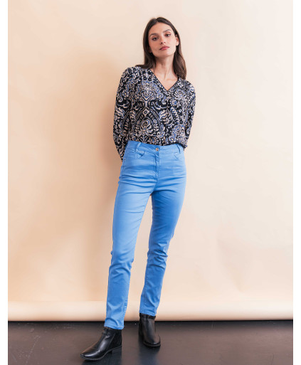 Pantalon ELIOT - Cobalt | Julie Guerlande | Vêtements pour femme