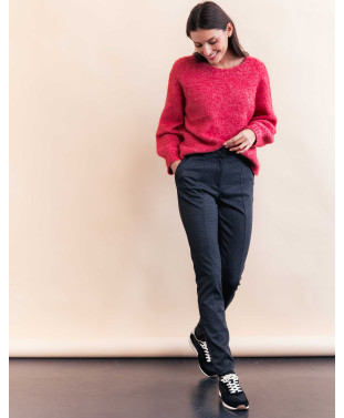 Pantalon MATHILDA - Gris  | Julie Guerlande | Vêtements pour femme