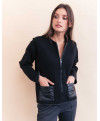 Cardigan PASCALINE - Noir  | Julie Guerlande | Vêtements pour femme