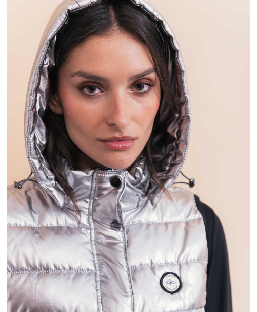 Doudoune MILENA - Argent | Julie Guerlande | Vêtements pour femme