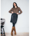 Chemise ADELE - Noir profond  | Julie Guerlande | Vêtements pour femme