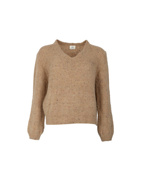 Pull ALFONSE - Capuccino  | Julie Guerlande | Vêtements pour femme