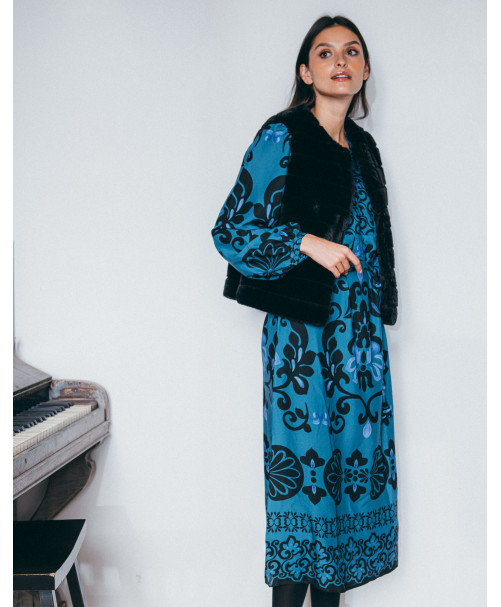 Gilet SLOVENIE - Noir  | Julie Guerlande | Vêtements pour femme